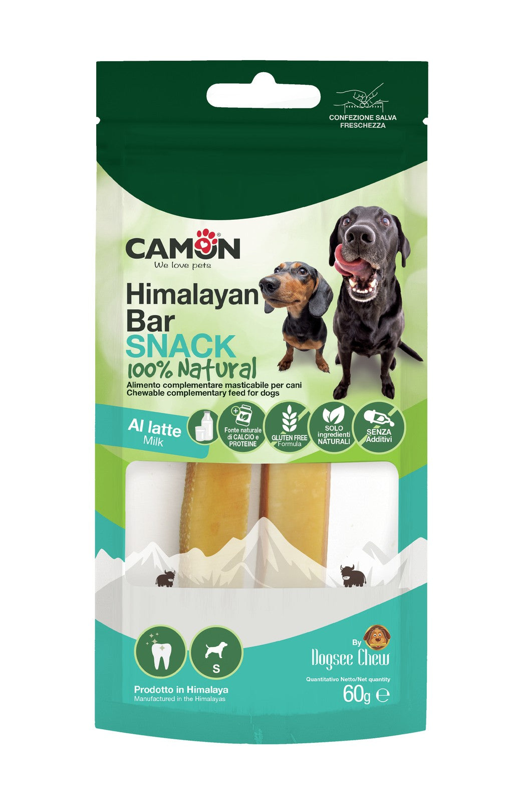 Camon Barrette al latte Himalayan Snack S Camon Barrette al latte Himalayan Snack S